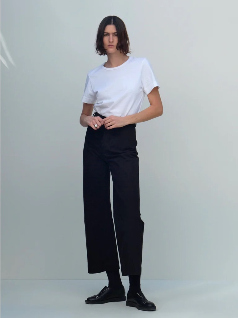 Jesse Kamm Black Sailor Pants, size 10